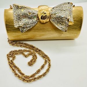 Vintage Italy RODO Luxury Gold Rhinestone Clutch Bag